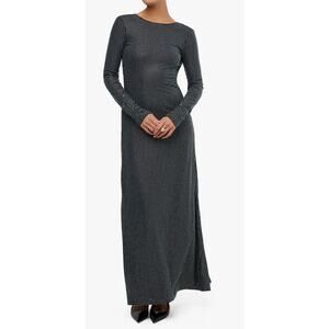 We Wore What backless formal gown ($178 retail) size 4 crystal spandex 001 black